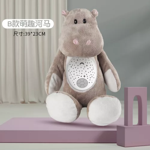 Chipolino Plüssjáték projektorral és zenével - Hippo