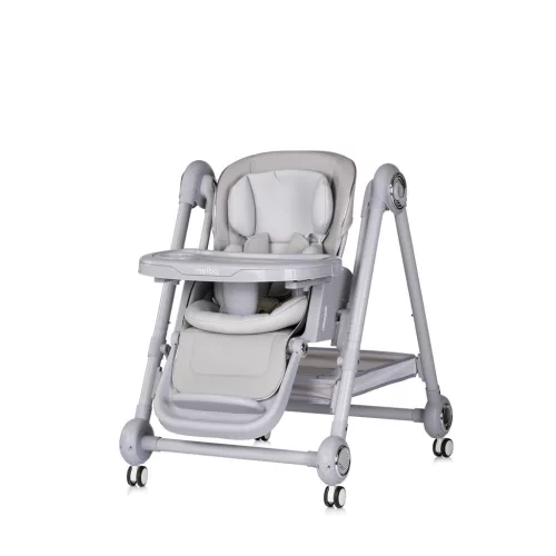 Chipolino Melba 2in1 multifunkciós etetőszék és hinta - platinum