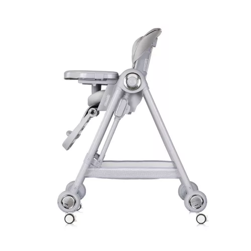 Chipolino Melba 2in1 multifunkciós etetőszék és hinta - platinum