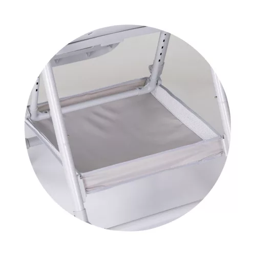 Chipolino Melba 2in1 multifunkciós etetőszék és hinta - platinum