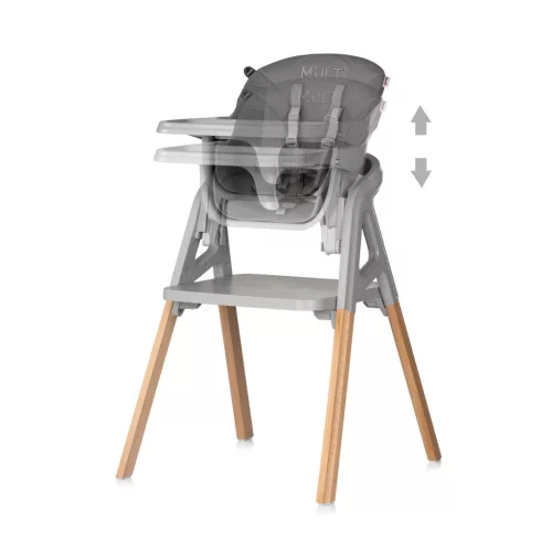 Chipolino Multi 4az1-ben etetőszék - charcoal