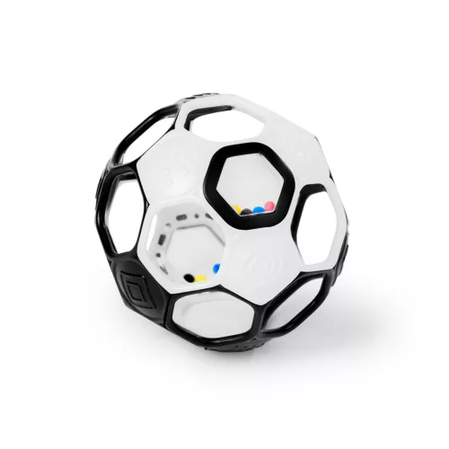 OBALL Játék, Csörgő Goals™, 10 cm, Black & White, 0 hó+