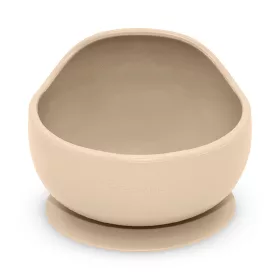   Petite&Mars Szilikon tál tapadókoronggal, Take&Match, Desert Sand, 6 hó+