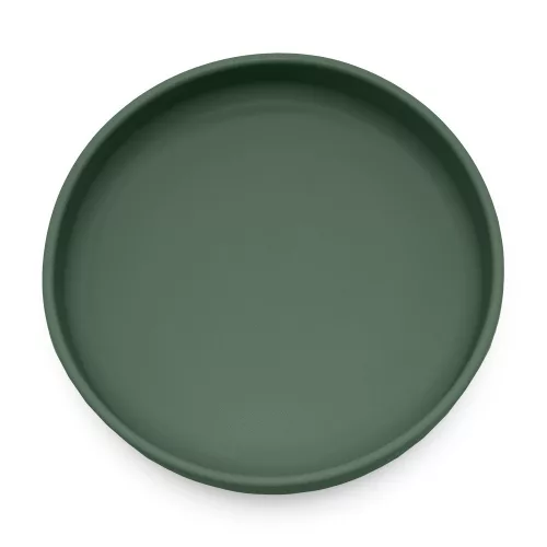 Petite&Mars Szilikon tányér tapadókoronggal, Take&Match, Misty Green, 6 hó+