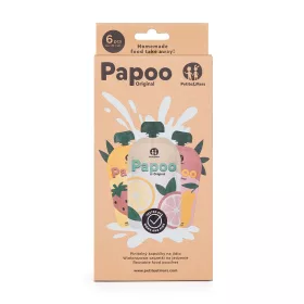 Petite&Mars Papoo Original tasak, bébiételekhez, 6 db