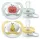 Avent SCF080/17 ultra air, 2 darab játszócumi, neutral, 0-6 hó
