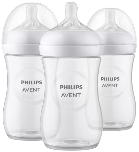 Philips AVENT SCY903/03, Cumisüveg Natural Response, 260 ml, 1 hó+, 3db