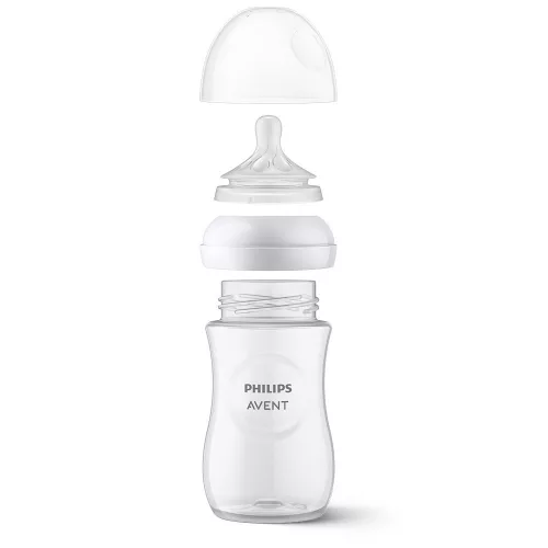 Philips AVENT SCY903/03, Cumisüveg Natural Response, 260 ml, 1 hó+, 3db