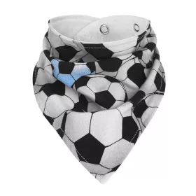 Akuku Baba bandana előke (1 db), patentos – Focis
