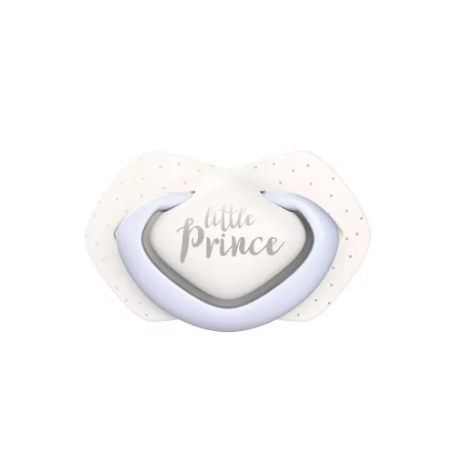 Canpol babies Szilikon szimmetrikus cumi, Light touch, 0-6hó, 2db, ROYAL BABY - kék