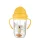 Canpol babies Súlyozott szívószálas cseppmentes itatópohár, 270ml, 6hó+, EXOTIC ANIMALS - sárga