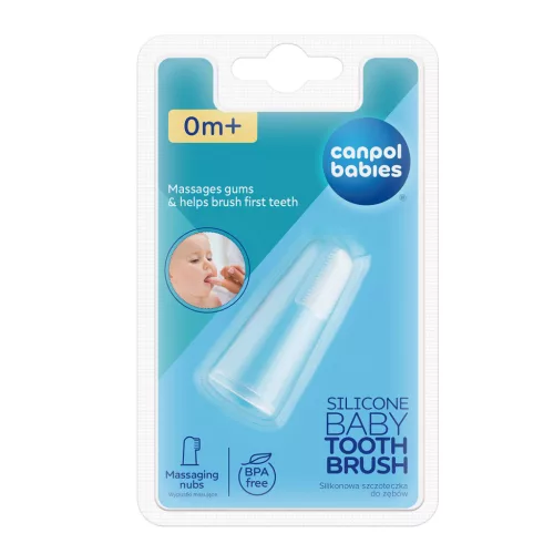 Canpol babies Szilikon fogkefe ínyre és fogakra