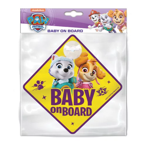 Seven Polska Baby on board tábla - Mancs Őrjárat lány