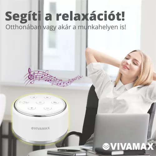 Vivamax Nature&Relax "Compact" hang- és dallamterápiás (fehér zaj) készülék