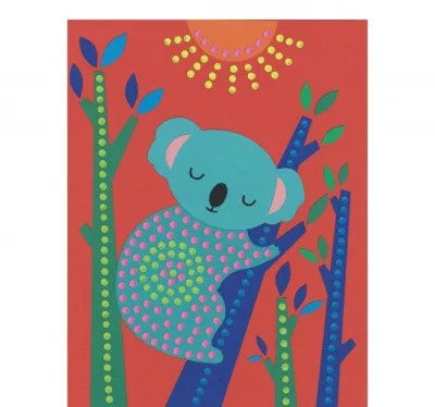 Képfestés pöttyökkel - Állatok pöttymintákkal - Pointillism