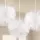 Színes White függő tüll pom pom dekoráció 3 db-os