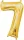 Arany Gold mini szám fólia lufi 7-es 40 cm
