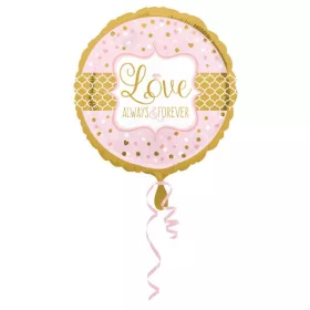 Love Always fólia lufi 43 cm