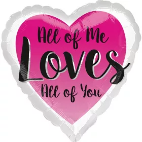 Love All of You fólia lufi 43 cm