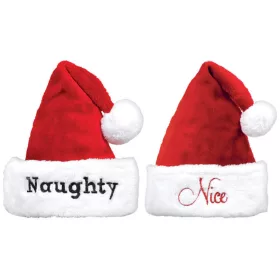 Miikulás sapka Naughty & Nice 2 db-os szett