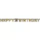 Happy Birthday Gold 21 hologrammos felirat 213 cm