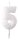 White, Fehér csillámos gyertya 5-ös 6,5 cm