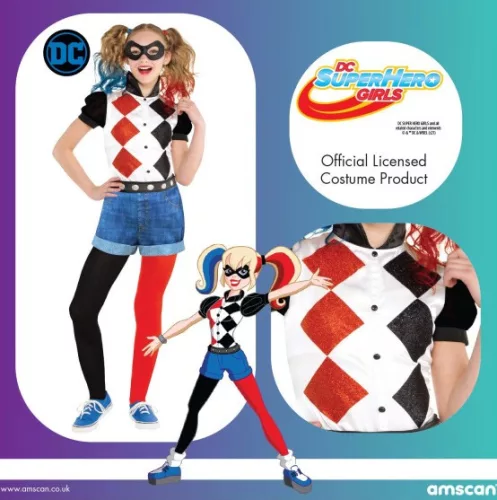 Harley Quinn Crazy jelmez 8-10 év