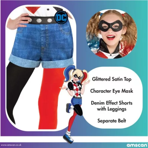 Harley Quinn Crazy jelmez 8-10 év