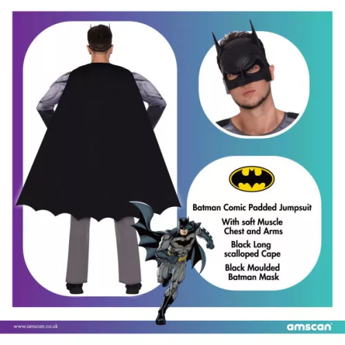Batman Classic felnőtt jelmez L