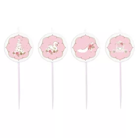 Hercegnők Swan mini tortagyertya, gyertya szett 4 db-os