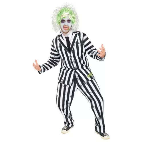 Beetlejuice Striped felnőtt jelmez L