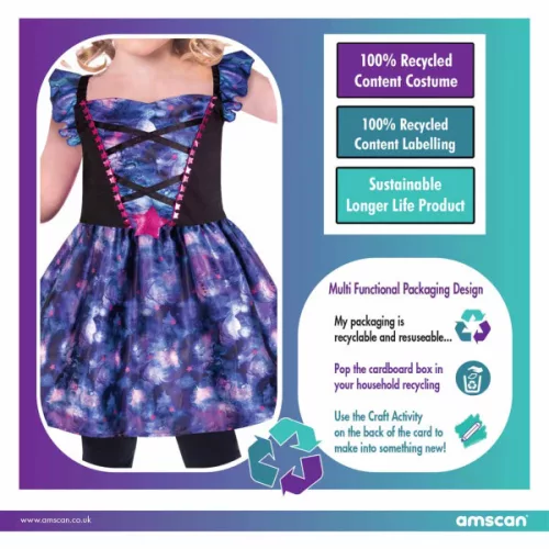 Boszorkány Mythical jelmez 6-8 év