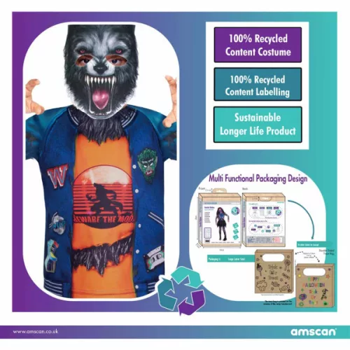 Vérfarkas Moon jelmez 8-10 év