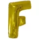 Arany Gold óriás F betű fólia lufi 110 cm