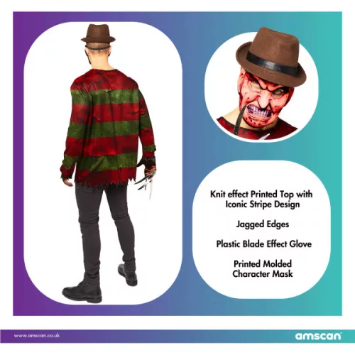 Freddy Kruger Scary felnőtt jelmez XL