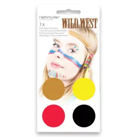 Indián Halloween arcfesték, smink szett