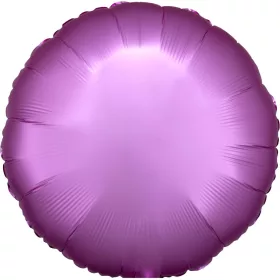 Lila Silk Lustre Flamingo kör fólia lufi 43 cm