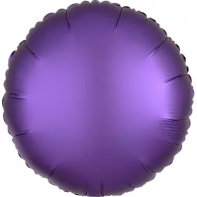 Lila Silk Lustre Purple kör fólia lufi 43 cm