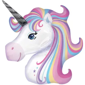 Unikornis Pastel fólia lufi 76 cm