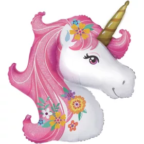 Unikornis Magical fólia lufi 76 cm