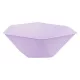 Lila Vert Decor hatszögletű mélytányér 6 db-os 15,8 cm