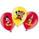 Disney Mickey, Minnie Fun léggömb, lufi 6 db-os 11 inch (27,5 cm)