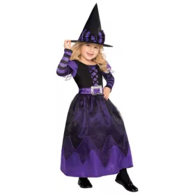 Boszorkány Dark Purple jelmez 4-6 év