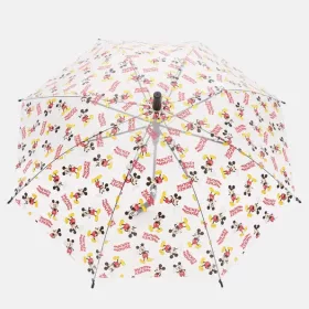   Disney Mickey Raindrops gyerek félautomata átlátszó esernyő Ø74 cm