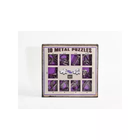 10 Metal Puzzle Set - lila *-***