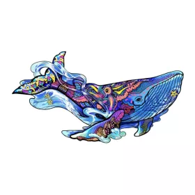 Fa puzzle – Bálna (FSC-wood)