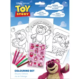   Disney Toy Story (Játékháború) Lotso Strawberry színező szett matricával