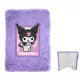 Hello Kitty Kuromi plüss A5 notesz, jegyzetfüzet