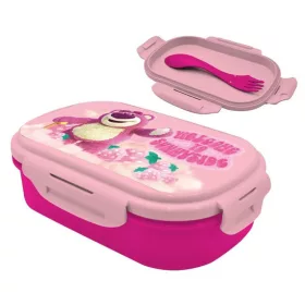   Disney Toy Story (Játékháború) Lotso szendvicsdoboz + evőeszköz szett