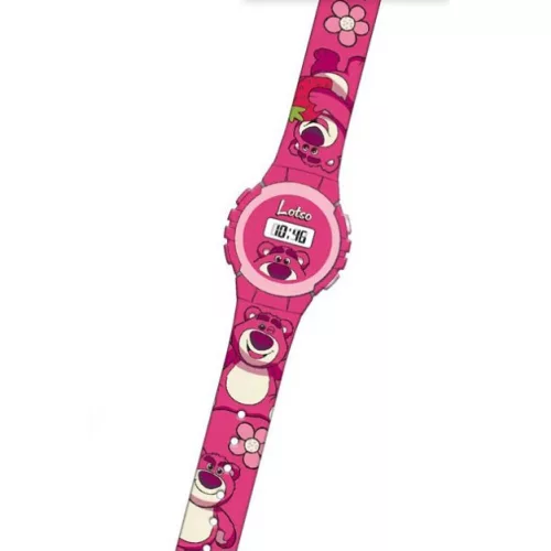 Disney Játékháború Lotso Strawberry digitális karóra